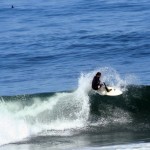 SurfThereNow.com - Ocean Beach Shark & Surfer