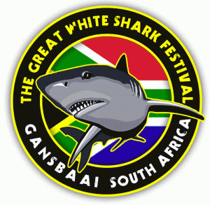 The official logo of The Great White Shark Festival