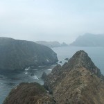 Middle and West Islets of Anacapa Island. Middle and West Islets of Anacapa Island.
